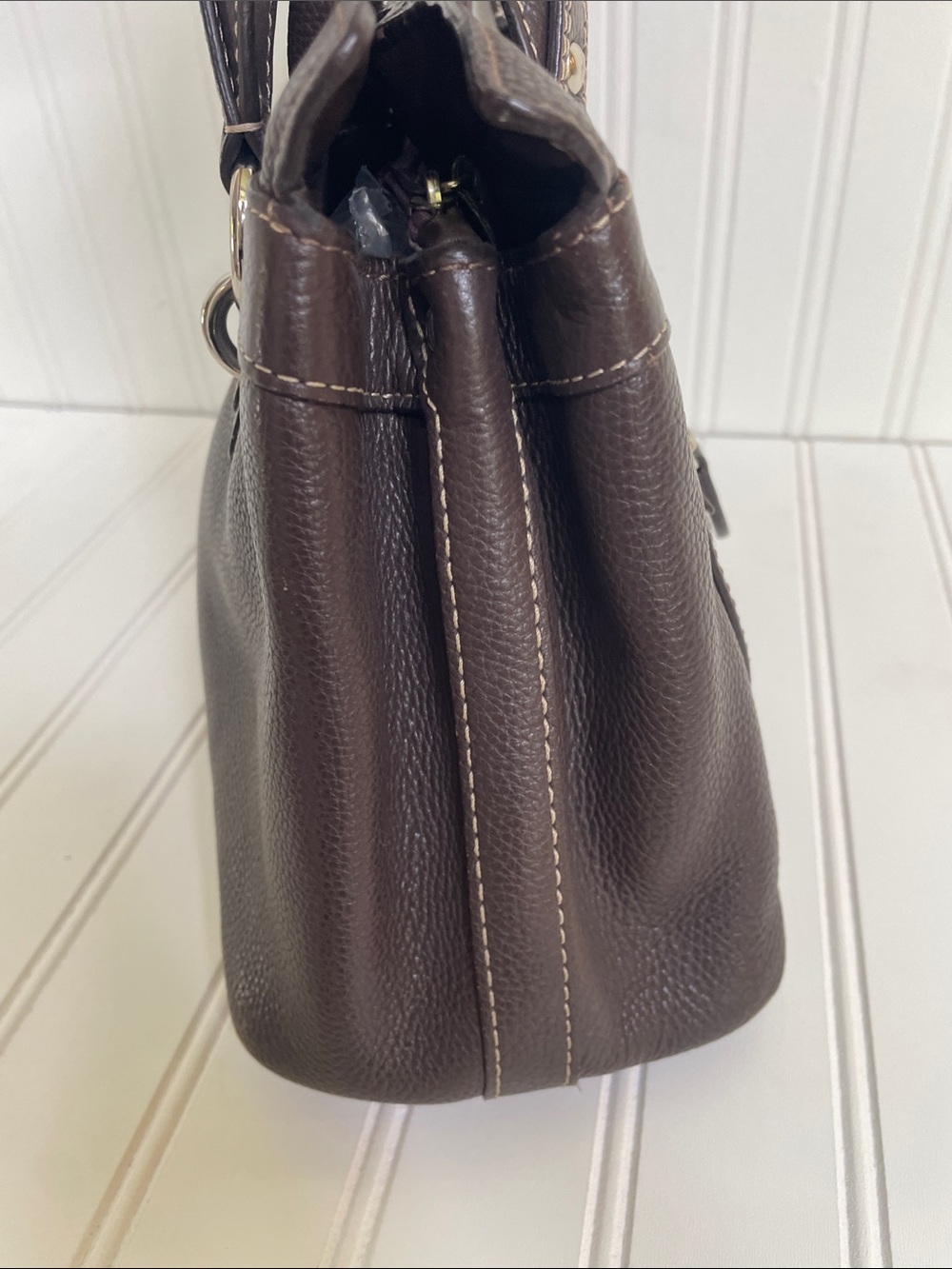 Coach Vintage Y2K Penelope Chocolate Brown Pebbled Leather bag - Picture 6 of 16